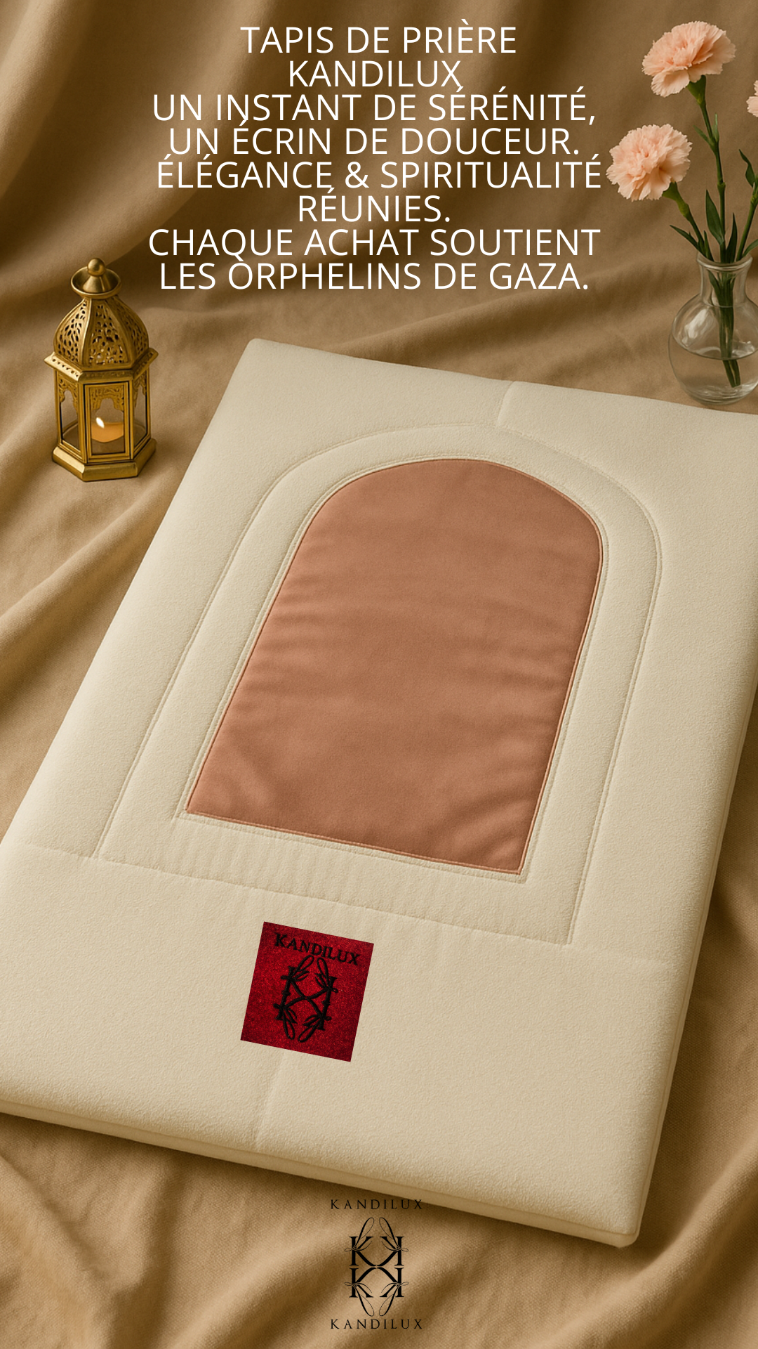 Tapis de Prière Bouclette haut de gamme Fait main