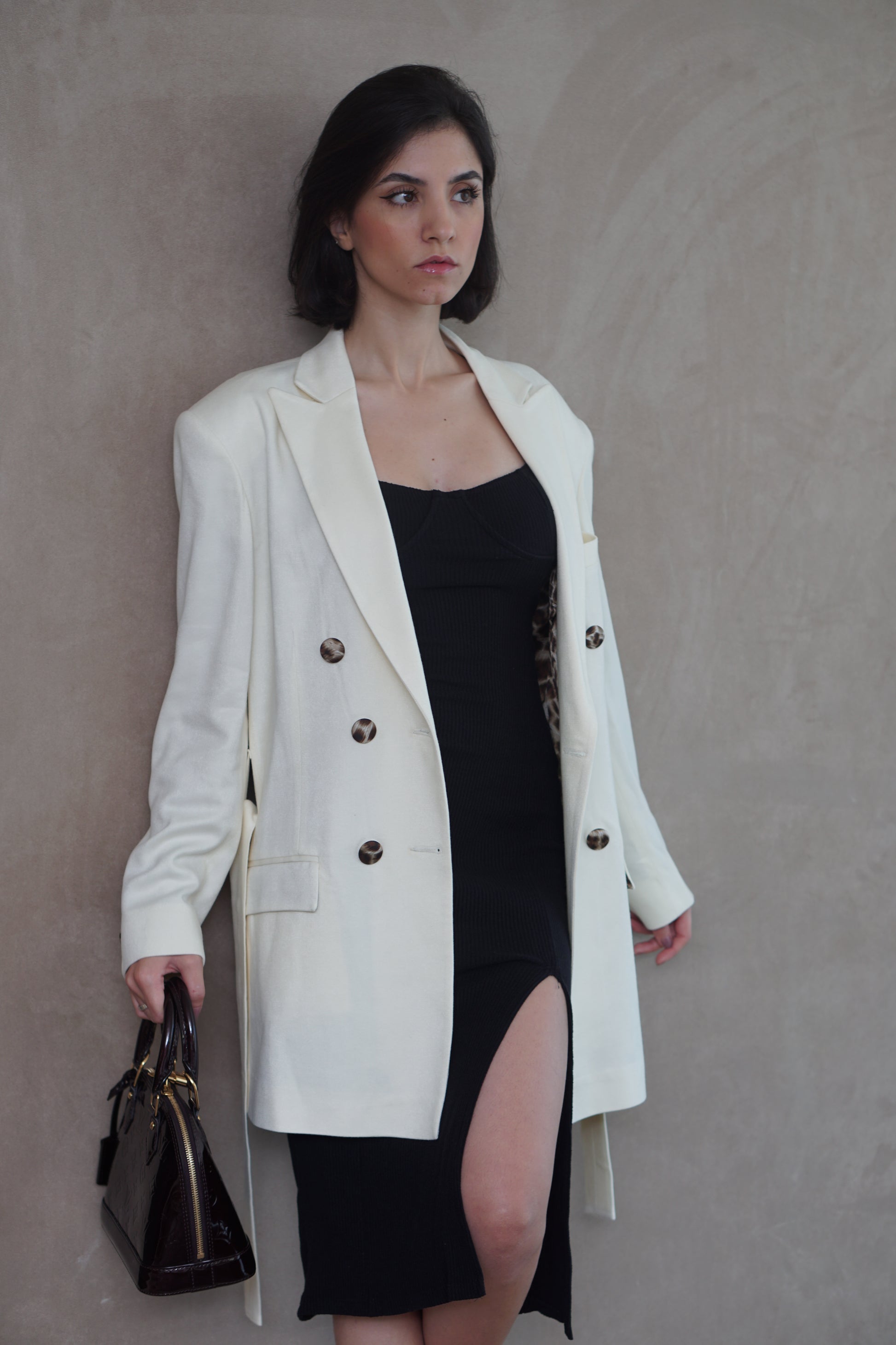 Ivory white blazer