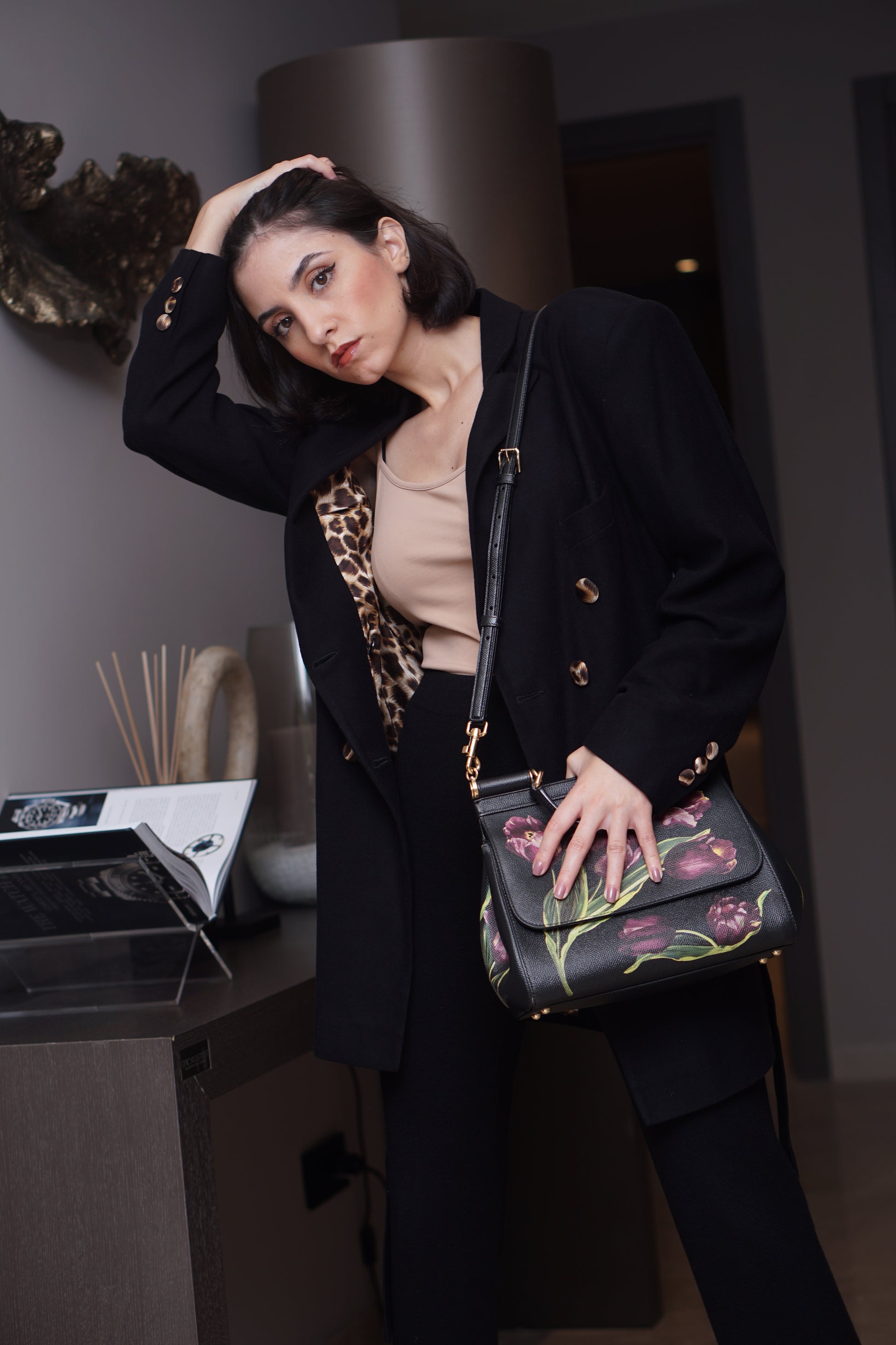noir éclipse blazer